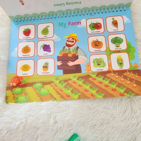 Preschool Busy Book, 30 Themes Preschool Learning Activities for Kids Montessori - Picture 7 of 8